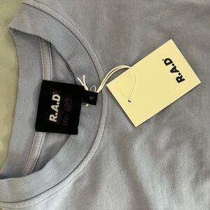 RAD Global Cropped Oversized Tee. NWT!